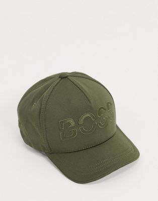 фото Зеленая кепка boss-зеленый