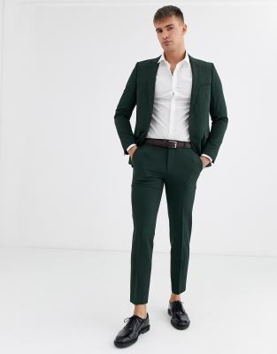 фото Зеленые брюки скинни burton menswear-зеленый