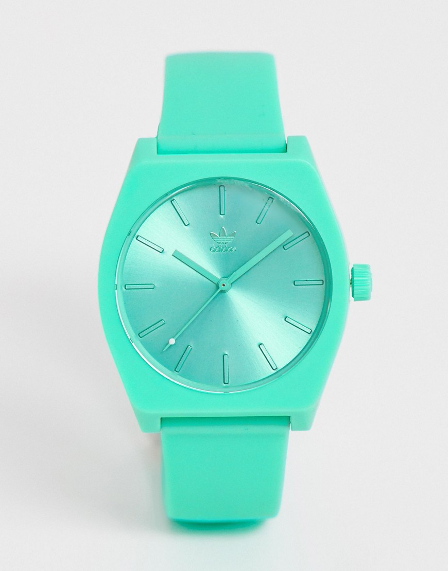 фото Зеленые часы с силиконовым ремешком adidas sp1 process-зеленый adidas originals