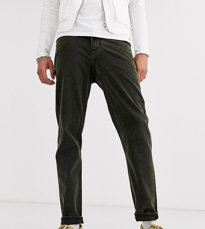 фото Зеленые классические джинсы asos design tall-зеленый