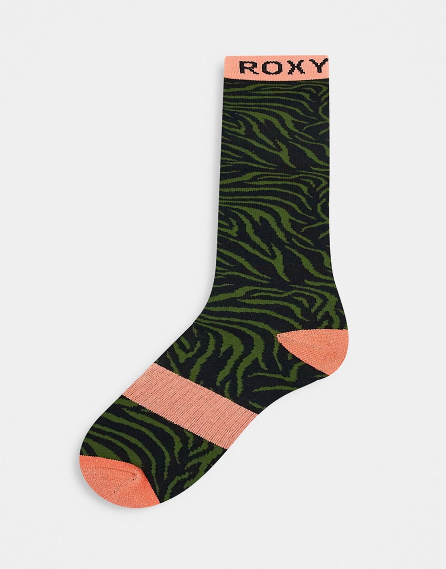 фото Зеленые носки roxy misty-зеленый цвет