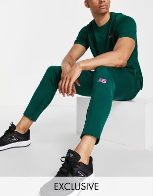 фото Зеленые трикотажные джоггеры new balance running tenacity – эксклюзивно для asos-зеленый цвет