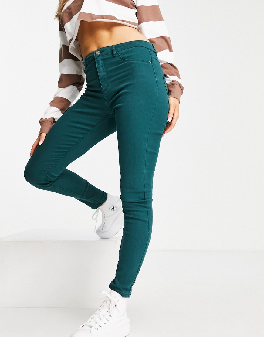 Зеленые зауженные брюки из саржи FRSH-Зеленый цвет Vero Moda 108993645