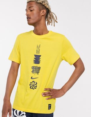 фото Желтая футболка nike running x cody hudson-желтый
