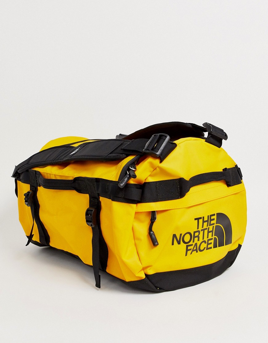 фото Желтая сумка дафл the north face base camp-черный