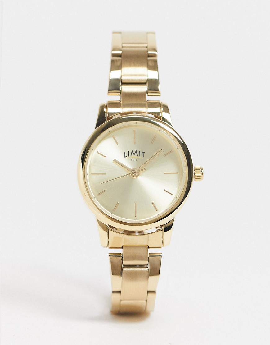 фото Женские часы с золотистым браслетом limit-золотистый