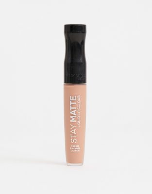 фото Жидкая матовая губная помада rimmel stay matte, 5,5 мл — latte to go-розовый rimmel london