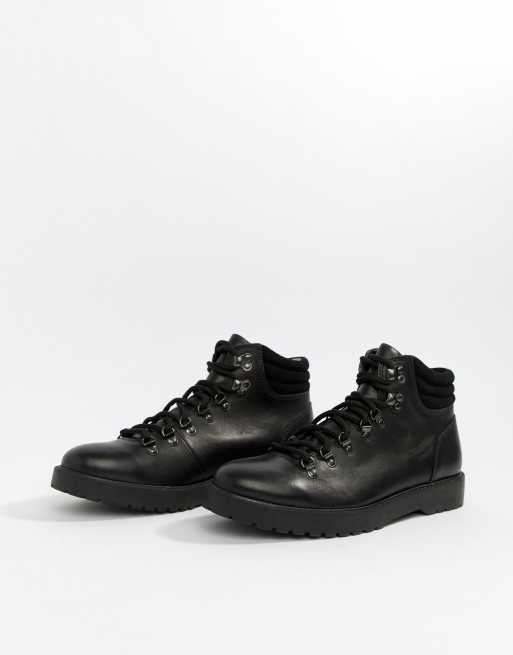 zign hiking boots in black