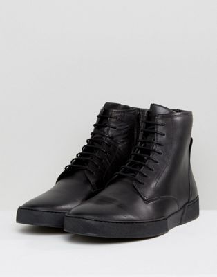 Zign Leather Trainer Boots | ASOS