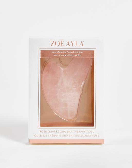 Zoe Ayla Gua Sha Scuplt Rose Quartz Face Tool