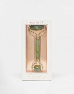 Zoe Ayla Luxurious Facial Crystal Roller in Green - ASOS Price Checker