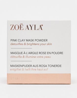 Zoe Ayla Pink Clay Mud Mask Powder - LPinK - ASOS Price Checker