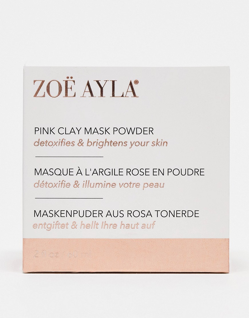 Zoe Ayla Pink Clay Mud Mask Powder - LPinK