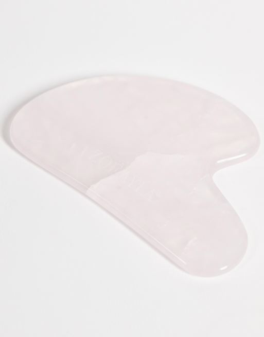 Zoe Ayla - Qua Sha - Formet ansigtsredskab i rosenkvarts - Pink, 2 af 4