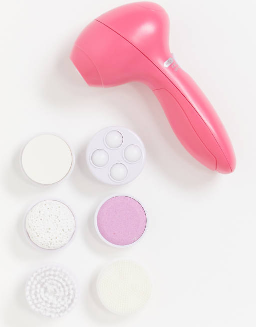 Zoe Ayla - Set con strumento detergente per il viso 6 in 1 rosa