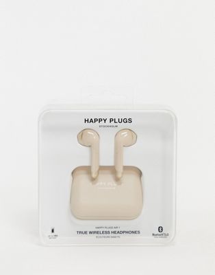 фото Золотистые матовые беспроводные наушники ограниченной серии happy plugs air 1-бесцветный