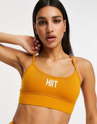 фото Золотистый бралетт hiit studio peached core