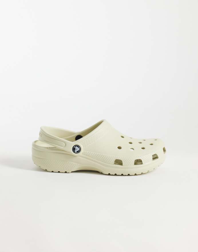 Crocs Zuecos color hueso clásicos unisex de bone
