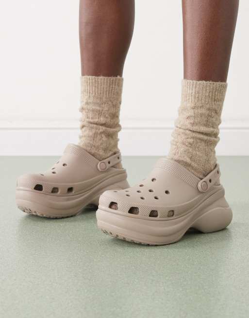 Crocs Zuecos De Goma Con Plataforma Zuecos Goma Crocs Talle 41