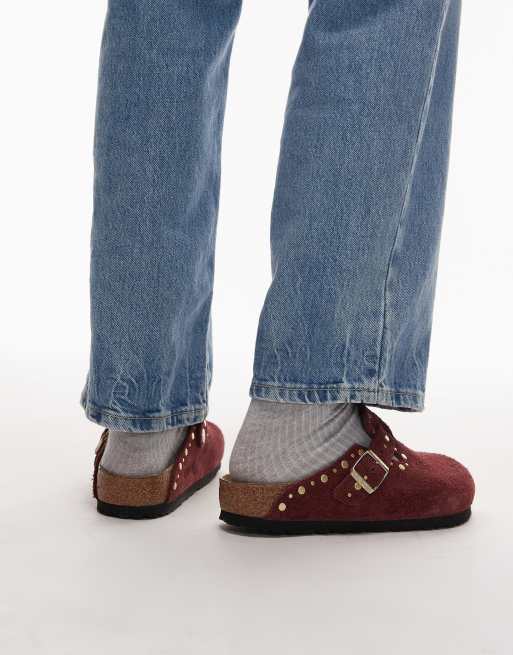 Zuecos rojo uva zinfandel Boston Rivet de Birkenstock , 3 de 4