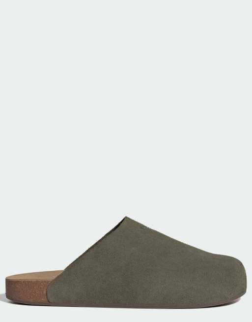 Zuecos verde oliva tierra Adimule de adidas Originals