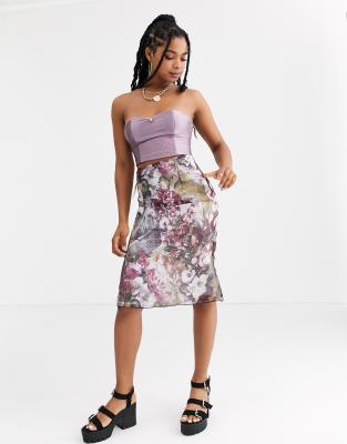 asos midi skirt xl